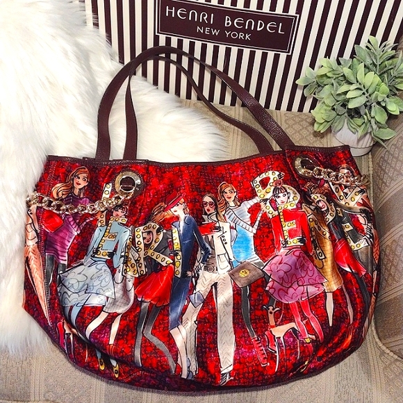 Rare Henri Bendel Izak  Girls in Lights Shopper Tote - Picture 16 of 16